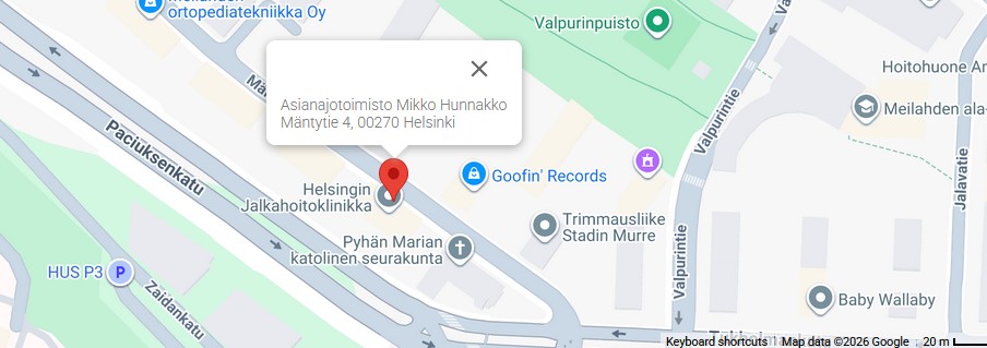Toimisto kartalla
